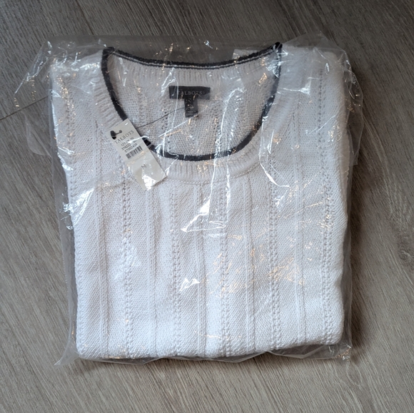 White and Black Women's Tank Top - Picture 3 of 6